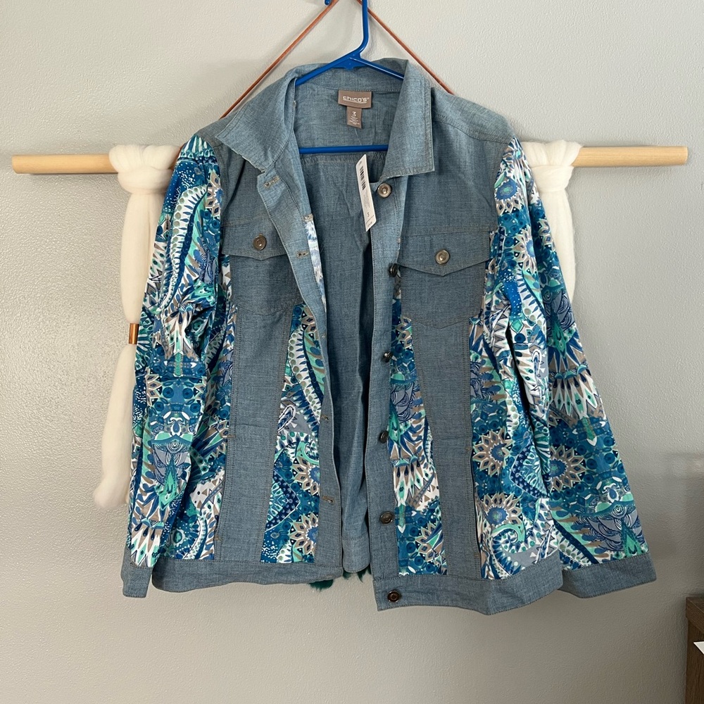 Chico’s Size 3 Women’s Print Blouse